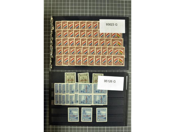 1939/41 (ca.), postfrischer Lagerbestand von über 9000 Werten mit Aufdruck 'SPECIMEN' und amtlicher Lochung, dabei kpl. Sätze