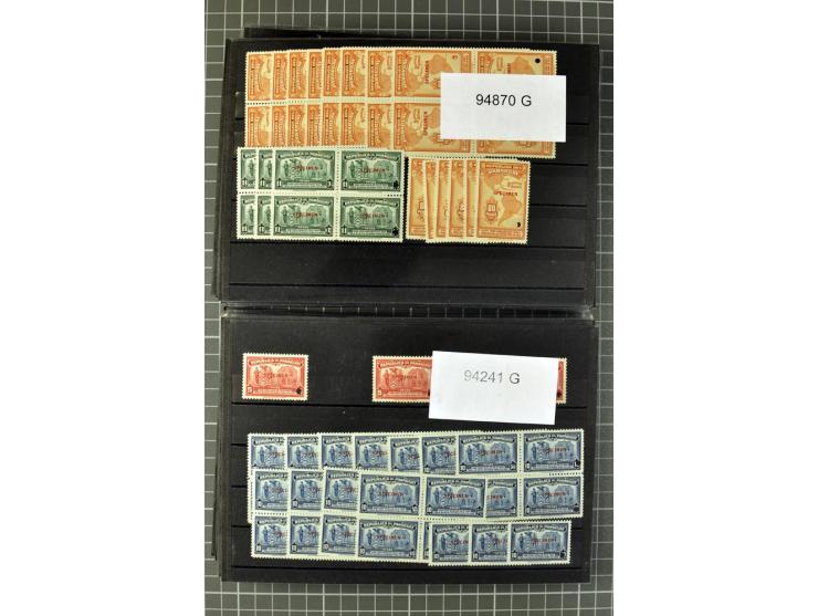 1939/41 (ca.), postfrischer Lagerbestand von über 9000 Werten mit Aufdruck 'SPECIMEN' und amtlicher Lochung, dabei kpl. Sätze