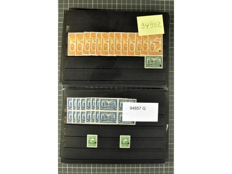 1939/41 (ca.), postfrischer Lagerbestand von über 9000 Werten mit Aufdruck 'SPECIMEN' und amtlicher Lochung, dabei kpl. Sätze