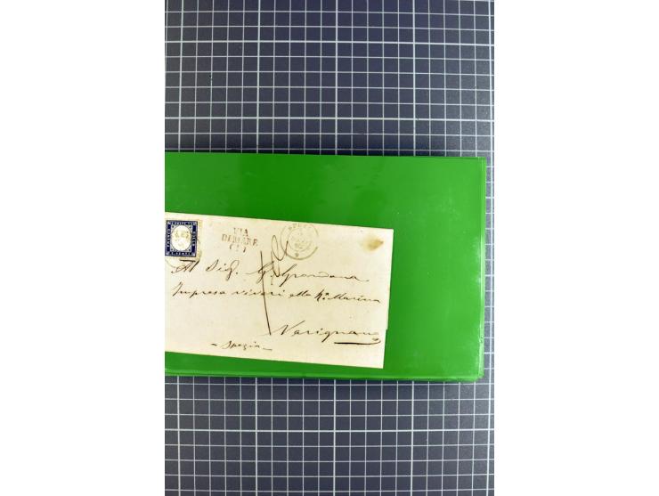 1848/1931, rund 90 Briefe bzw. Vorderseiten, praktisch nur gutes Material mit u.a. USA Nr. 1 im Paar auf Brief, Mischfrankatu