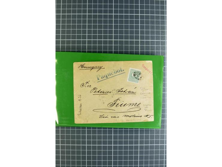 1848/1931, rund 90 Briefe bzw. Vorderseiten, praktisch nur gutes Material mit u.a. USA Nr. 1 im Paar auf Brief, Mischfrankatu
