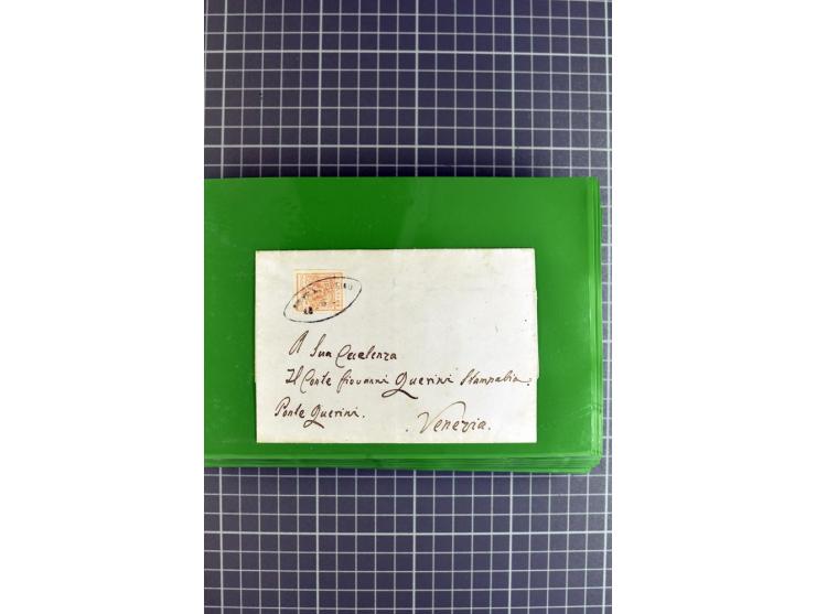 1848/1931, rund 90 Briefe bzw. Vorderseiten, praktisch nur gutes Material mit u.a. USA Nr. 1 im Paar auf Brief, Mischfrankatu