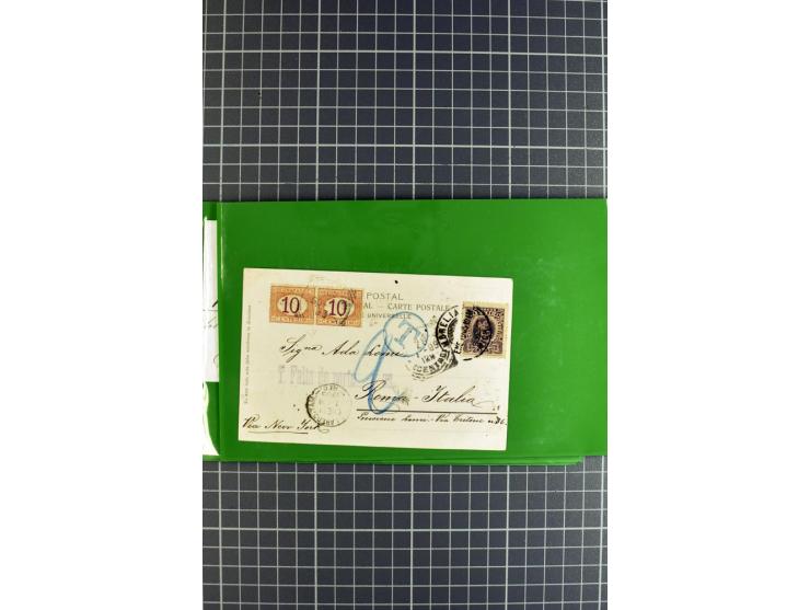 1848/1931, rund 90 Briefe bzw. Vorderseiten, praktisch nur gutes Material mit u.a. USA Nr. 1 im Paar auf Brief, Mischfrankatu