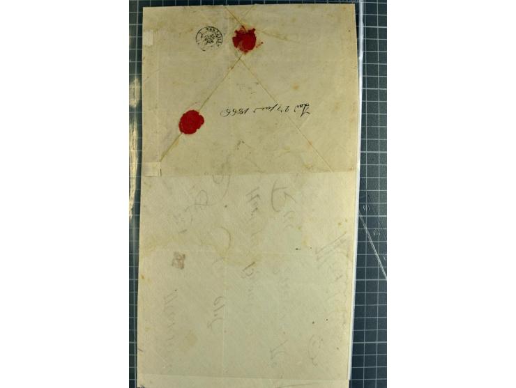1848/1931, rund 90 Briefe bzw. Vorderseiten, praktisch nur gutes Material mit u.a. USA Nr. 1 im Paar auf Brief, Mischfrankatu