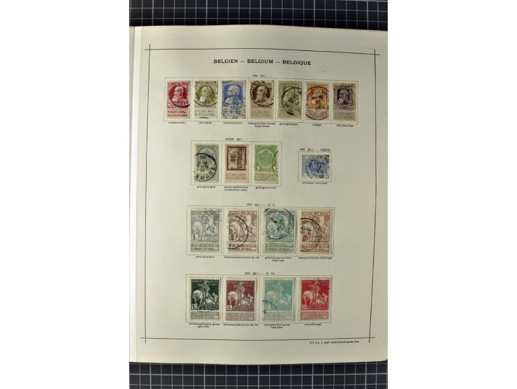 1840/1927, ungebrauchte und gestempelte Sammlung mit guten Werten und Sätzen in 2 Schaubeck-Alben