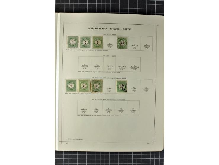 1840/1927, ungebrauchte und gestempelte Sammlung mit guten Werten und Sätzen in 2 Schaubeck-Alben