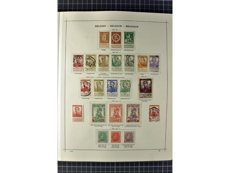 1840/1927, ungebrauchte und gestempelte Sammlung mit guten Werten und Sätzen in 2 Schaubeck-Alben