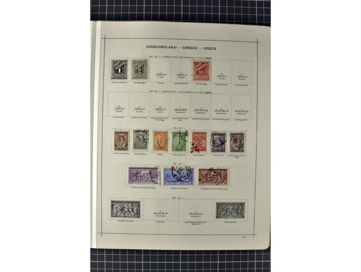 1840/1927, ungebrauchte und gestempelte Sammlung mit guten Werten und Sätzen in 2 Schaubeck-Alben