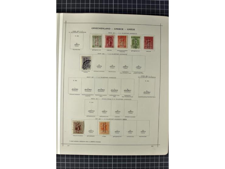 1840/1927, ungebrauchte und gestempelte Sammlung mit guten Werten und Sätzen in 2 Schaubeck-Alben