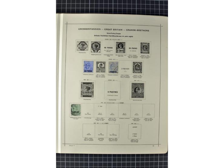 1840/1927, ungebrauchte und gestempelte Sammlung mit guten Werten und Sätzen in 2 Schaubeck-Alben
