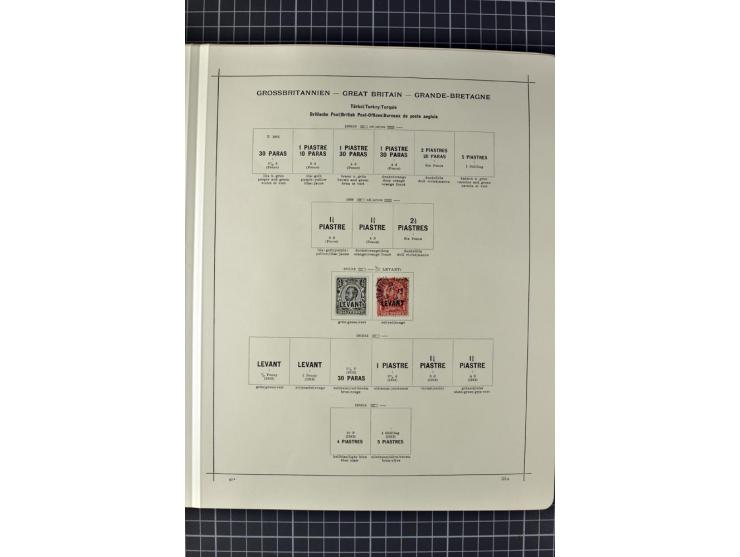 1840/1927, ungebrauchte und gestempelte Sammlung mit guten Werten und Sätzen in 2 Schaubeck-Alben