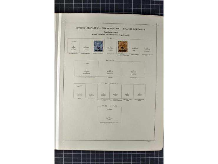1840/1927, ungebrauchte und gestempelte Sammlung mit guten Werten und Sätzen in 2 Schaubeck-Alben