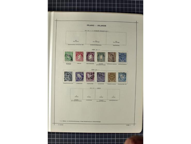 1840/1927, ungebrauchte und gestempelte Sammlung mit guten Werten und Sätzen in 2 Schaubeck-Alben