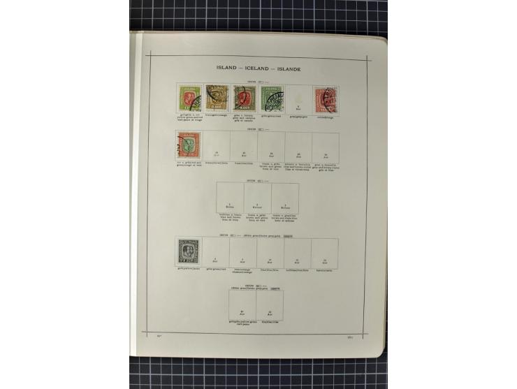 1840/1927, ungebrauchte und gestempelte Sammlung mit guten Werten und Sätzen in 2 Schaubeck-Alben