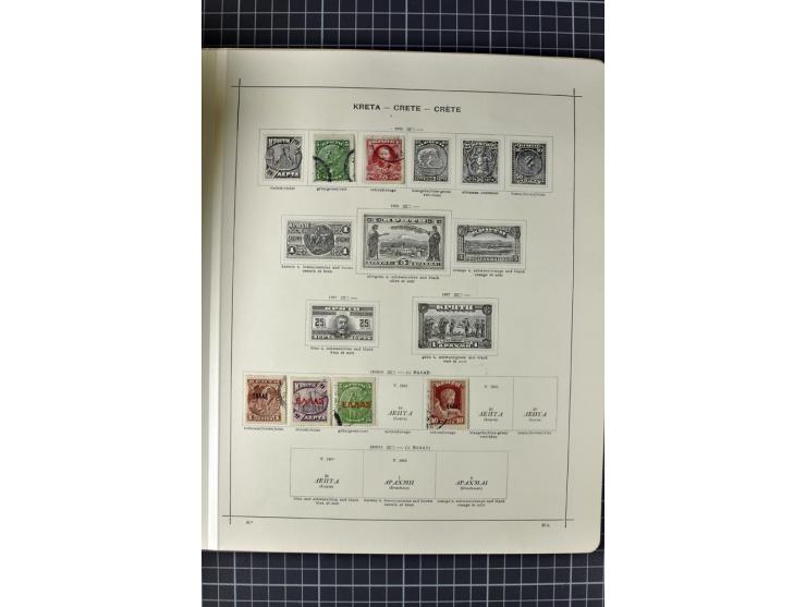 1840/1927, ungebrauchte und gestempelte Sammlung mit guten Werten und Sätzen in 2 Schaubeck-Alben