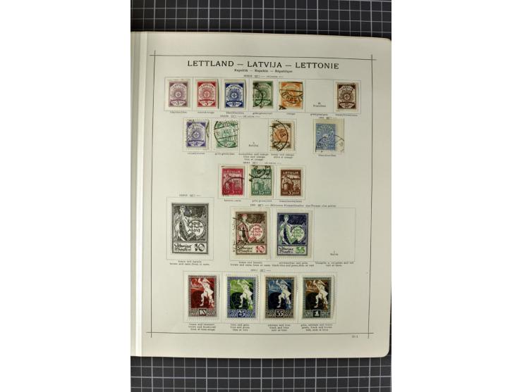 1840/1927, ungebrauchte und gestempelte Sammlung mit guten Werten und Sätzen in 2 Schaubeck-Alben