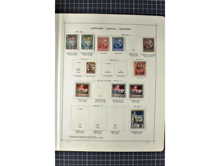 1840/1927, ungebrauchte und gestempelte Sammlung mit guten Werten und Sätzen in 2 Schaubeck-Alben