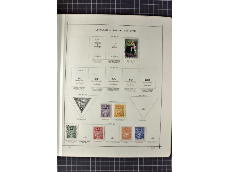 1840/1927, ungebrauchte und gestempelte Sammlung mit guten Werten und Sätzen in 2 Schaubeck-Alben