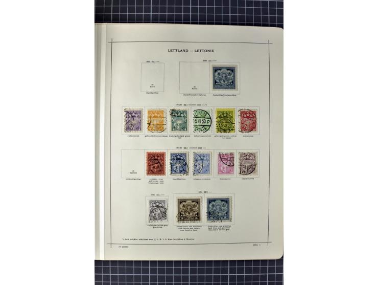 1840/1927, ungebrauchte und gestempelte Sammlung mit guten Werten und Sätzen in 2 Schaubeck-Alben