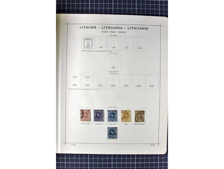 1840/1927, ungebrauchte und gestempelte Sammlung mit guten Werten und Sätzen in 2 Schaubeck-Alben
