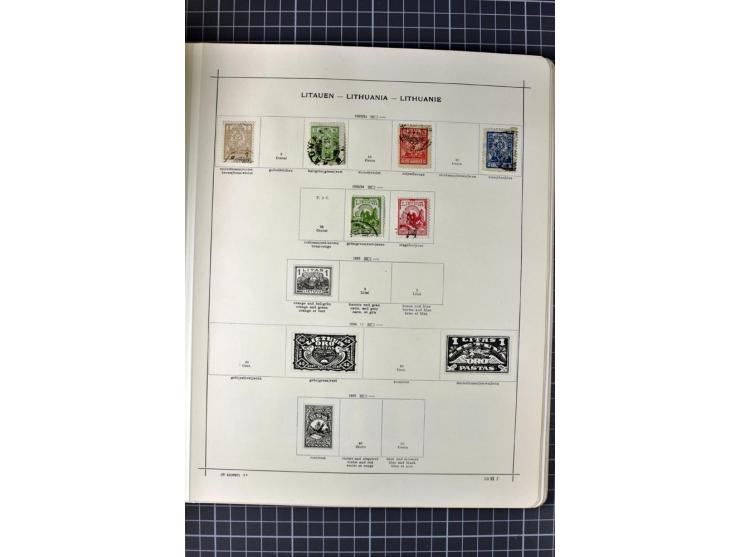1840/1927, ungebrauchte und gestempelte Sammlung mit guten Werten und Sätzen in 2 Schaubeck-Alben