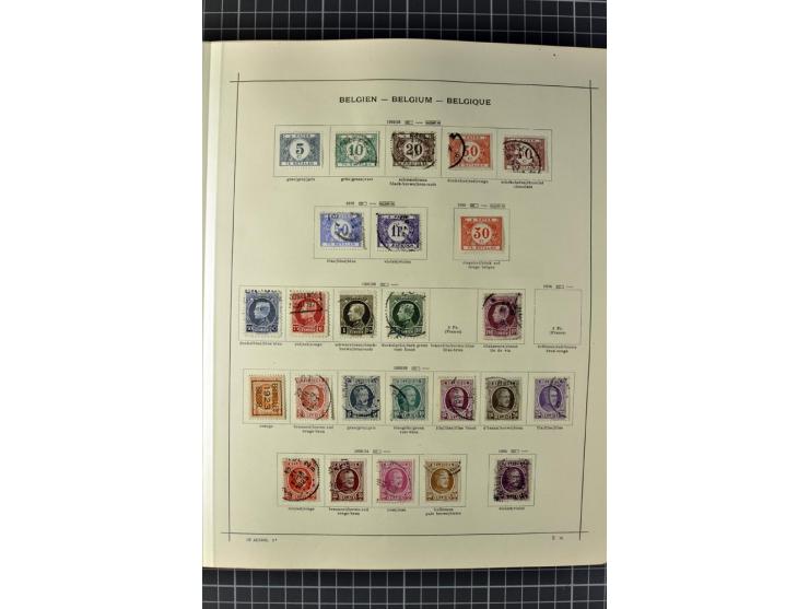 1840/1927, ungebrauchte und gestempelte Sammlung mit guten Werten und Sätzen in 2 Schaubeck-Alben