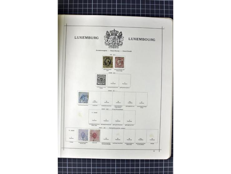 1840/1927, ungebrauchte und gestempelte Sammlung mit guten Werten und Sätzen in 2 Schaubeck-Alben