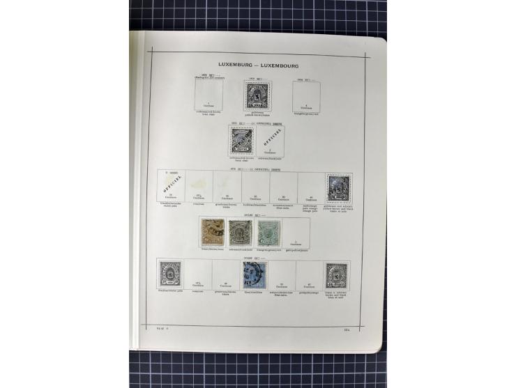 1840/1927, ungebrauchte und gestempelte Sammlung mit guten Werten und Sätzen in 2 Schaubeck-Alben