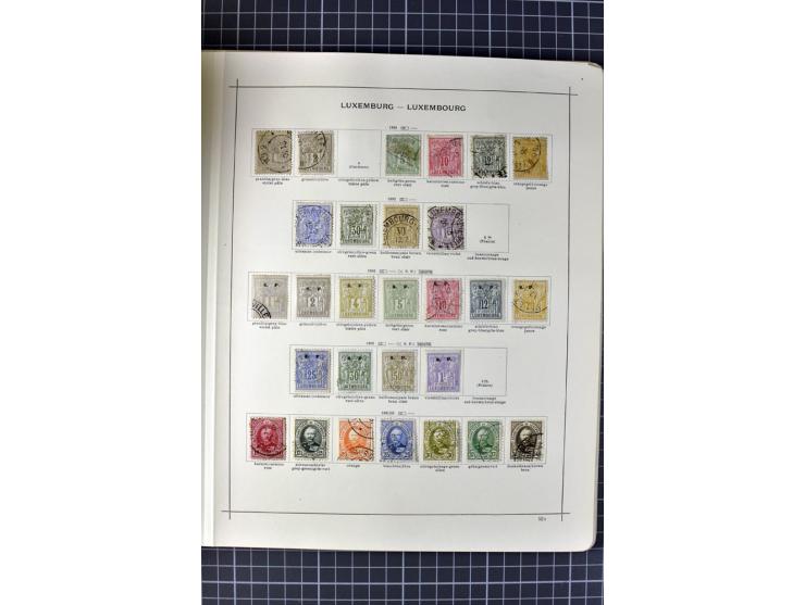 1840/1927, ungebrauchte und gestempelte Sammlung mit guten Werten und Sätzen in 2 Schaubeck-Alben