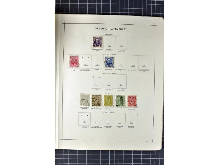 1840/1927, ungebrauchte und gestempelte Sammlung mit guten Werten und Sätzen in 2 Schaubeck-Alben