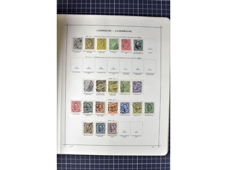 1840/1927, ungebrauchte und gestempelte Sammlung mit guten Werten und Sätzen in 2 Schaubeck-Alben