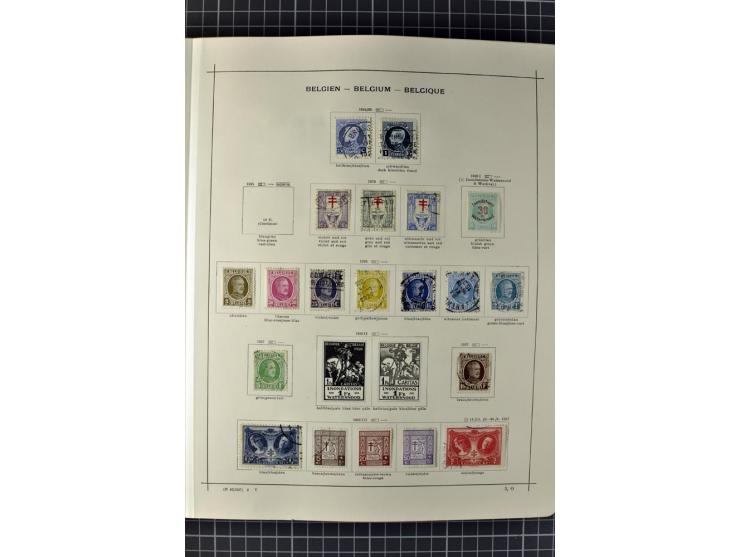 1840/1927, ungebrauchte und gestempelte Sammlung mit guten Werten und Sätzen in 2 Schaubeck-Alben
