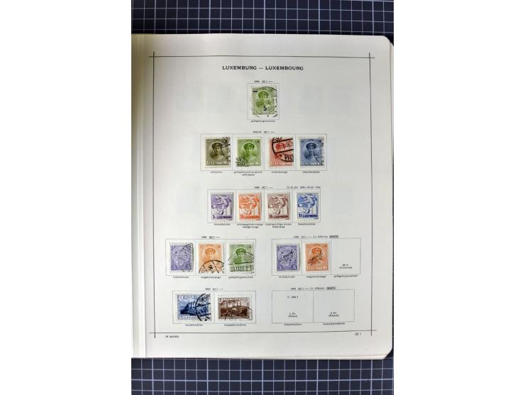 1840/1927, ungebrauchte und gestempelte Sammlung mit guten Werten und Sätzen in 2 Schaubeck-Alben