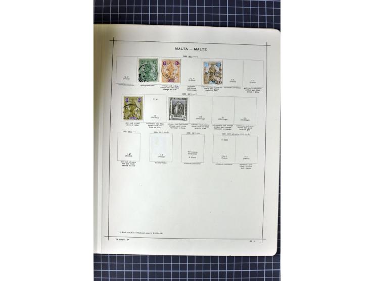 1840/1927, ungebrauchte und gestempelte Sammlung mit guten Werten und Sätzen in 2 Schaubeck-Alben