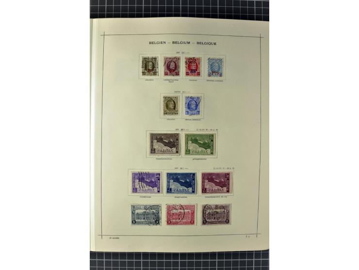 1840/1927, ungebrauchte und gestempelte Sammlung mit guten Werten und Sätzen in 2 Schaubeck-Alben
