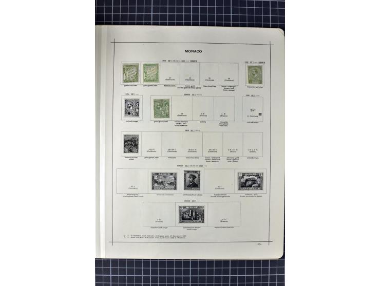 1840/1927, ungebrauchte und gestempelte Sammlung mit guten Werten und Sätzen in 2 Schaubeck-Alben