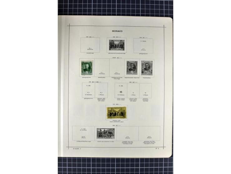 1840/1927, ungebrauchte und gestempelte Sammlung mit guten Werten und Sätzen in 2 Schaubeck-Alben