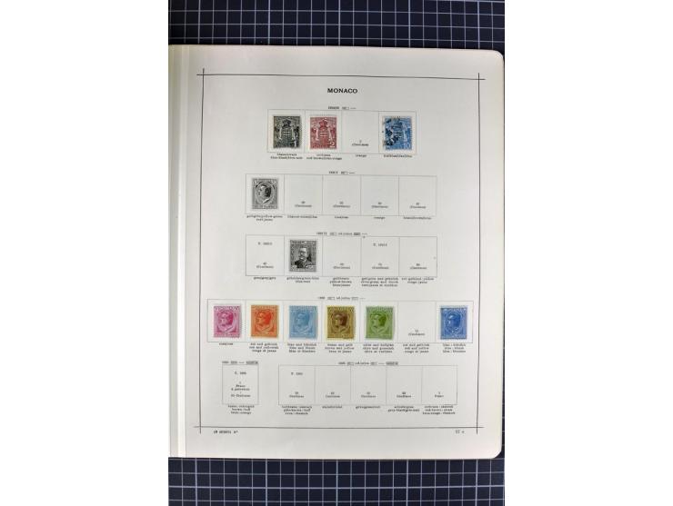 1840/1927, ungebrauchte und gestempelte Sammlung mit guten Werten und Sätzen in 2 Schaubeck-Alben
