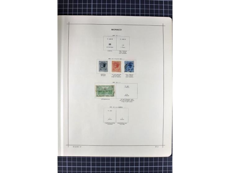 1840/1927, ungebrauchte und gestempelte Sammlung mit guten Werten und Sätzen in 2 Schaubeck-Alben