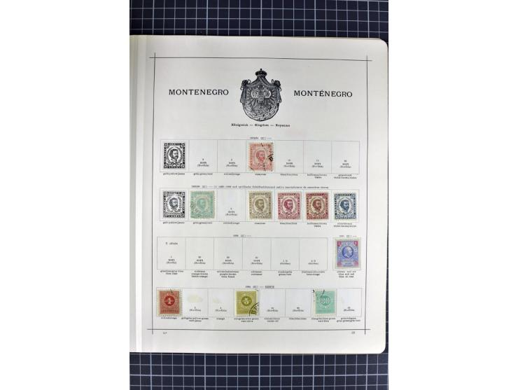 1840/1927, ungebrauchte und gestempelte Sammlung mit guten Werten und Sätzen in 2 Schaubeck-Alben