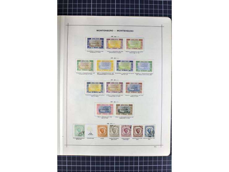 1840/1927, ungebrauchte und gestempelte Sammlung mit guten Werten und Sätzen in 2 Schaubeck-Alben