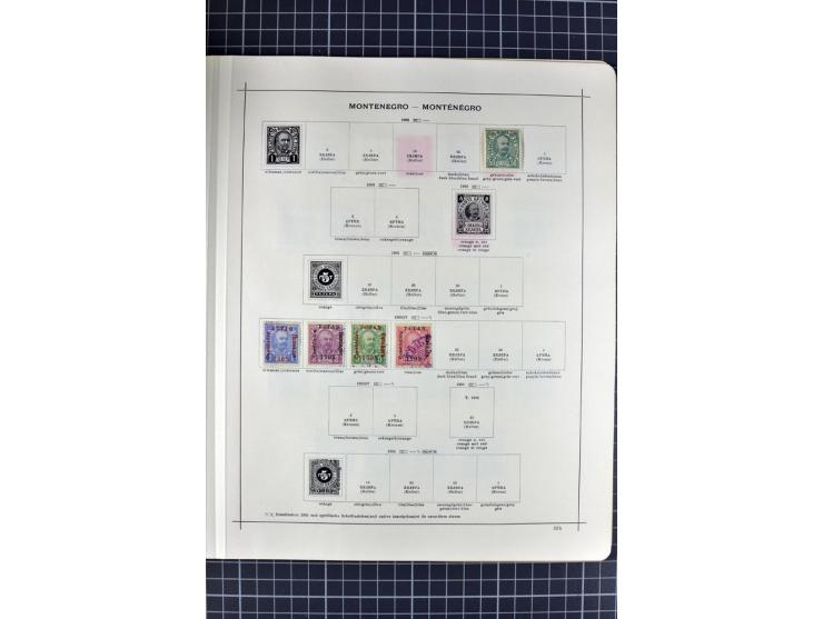 1840/1927, ungebrauchte und gestempelte Sammlung mit guten Werten und Sätzen in 2 Schaubeck-Alben