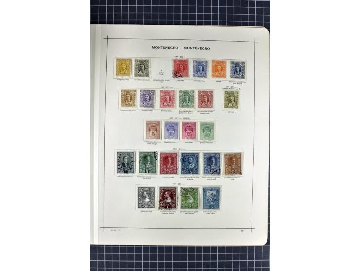1840/1927, ungebrauchte und gestempelte Sammlung mit guten Werten und Sätzen in 2 Schaubeck-Alben