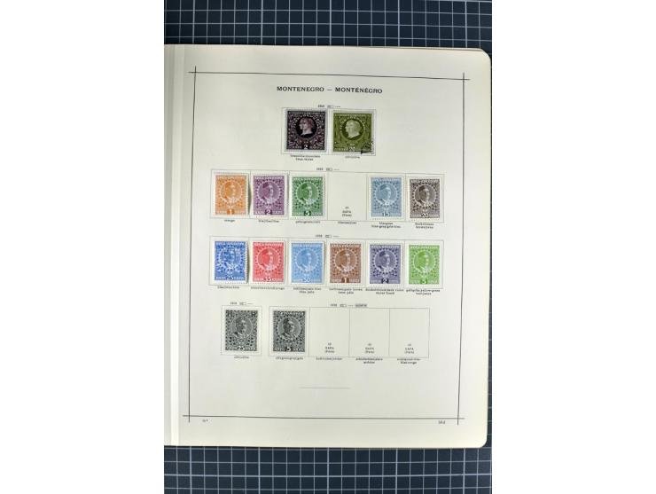 1840/1927, ungebrauchte und gestempelte Sammlung mit guten Werten und Sätzen in 2 Schaubeck-Alben