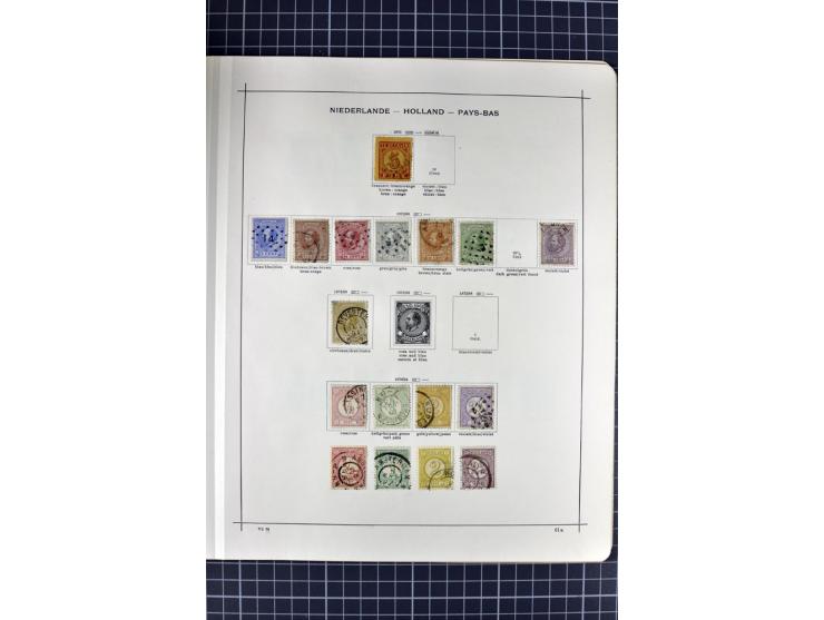 1840/1927, ungebrauchte und gestempelte Sammlung mit guten Werten und Sätzen in 2 Schaubeck-Alben