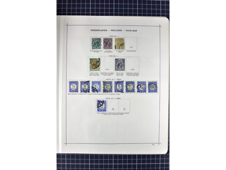 1840/1927, ungebrauchte und gestempelte Sammlung mit guten Werten und Sätzen in 2 Schaubeck-Alben