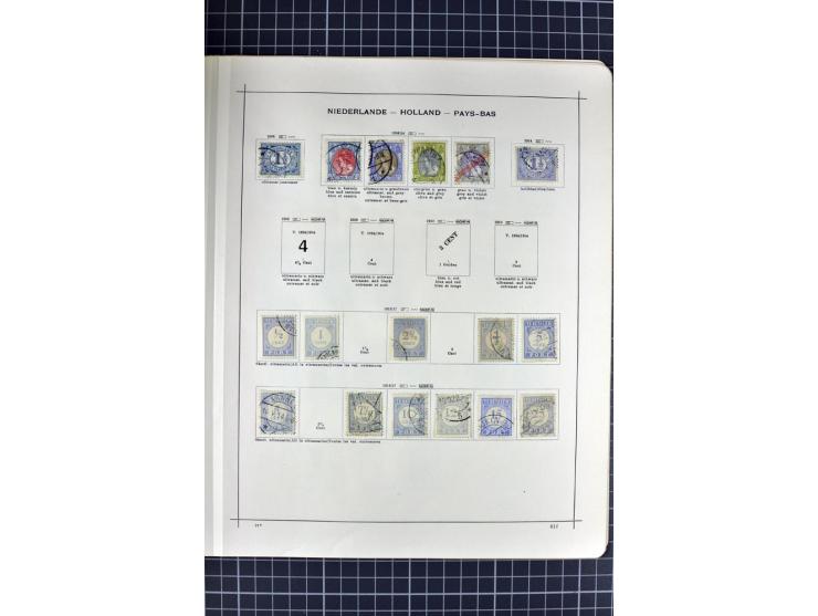 1840/1927, ungebrauchte und gestempelte Sammlung mit guten Werten und Sätzen in 2 Schaubeck-Alben