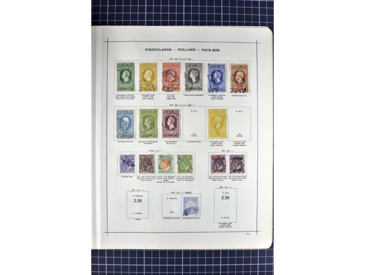 1840/1927, ungebrauchte und gestempelte Sammlung mit guten Werten und Sätzen in 2 Schaubeck-Alben