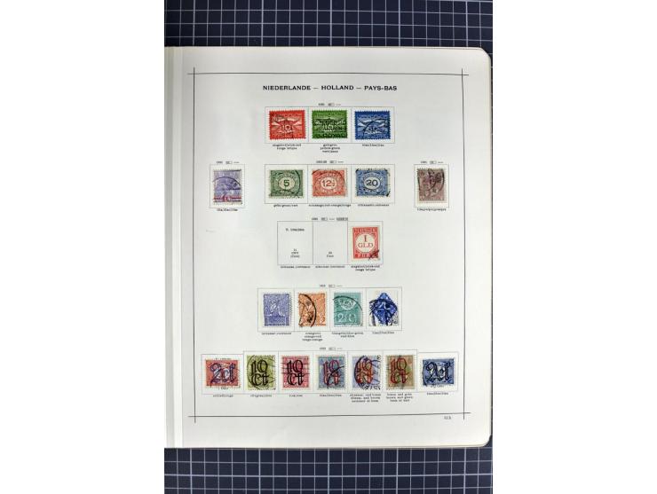 1840/1927, ungebrauchte und gestempelte Sammlung mit guten Werten und Sätzen in 2 Schaubeck-Alben