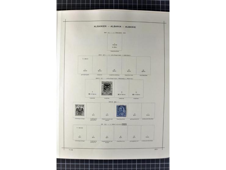1840/1927, ungebrauchte und gestempelte Sammlung mit guten Werten und Sätzen in 2 Schaubeck-Alben
